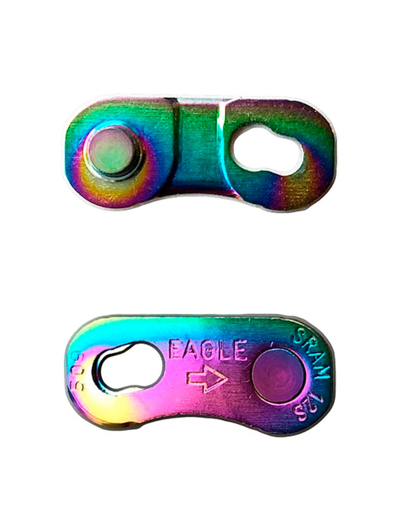 SRAM Eagle PowerLock Link for 12-Speed Chain Rainbow Finish Card/4