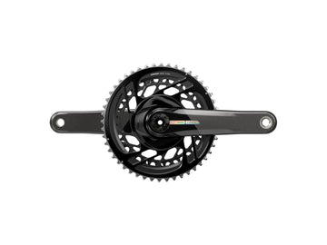 SRAM Force D2 2x Crankset Speed: 12 Spindle: 28.99mm BCD: Direct Mount 48/35 DUB 170mm Black Road Disc