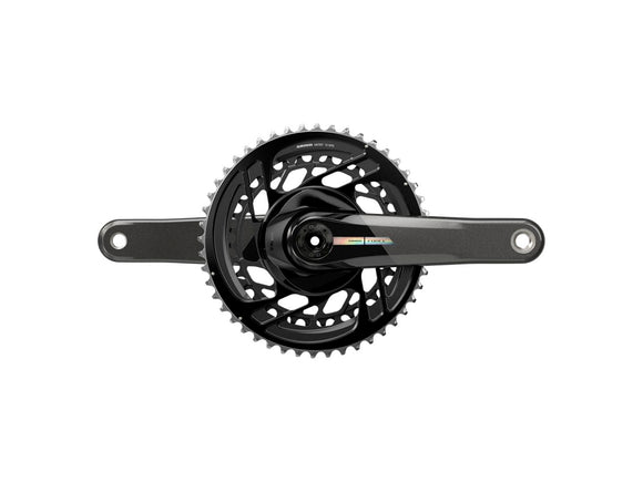 SRAM Force Crankset - 175mm 2x 12-Speed 48/35t Direct Mount DUB Spindle Interface Iridescent Gray D2