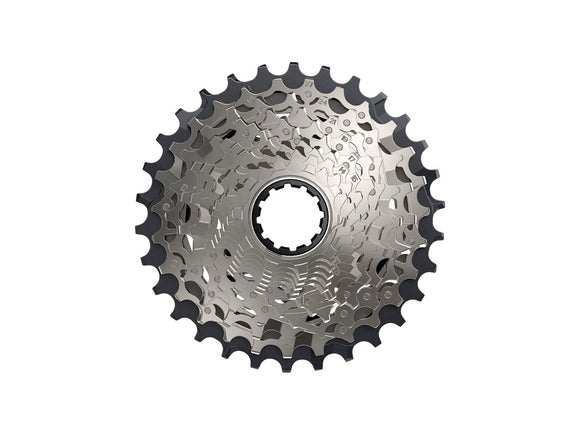 SRAM Force AXS XG-1270 Cassette - 12-Speed 10-30t Silver For XDR Driver Body D1