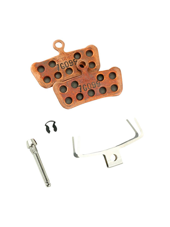 SRAM Disc Brake Pads - Sintered Compound Steel Backed Powerful For Trail Guide G2
