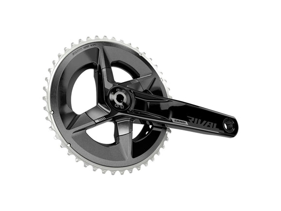SRAM Rival AXS Crankset - 172.5mm 12-Speed 48/35t 107 BCD DUB Spindle Interface BLK D1