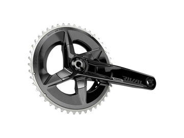 SRAM Rival D1 2x Crankset Speed: 12 Spindle: 28.99mm BCD: 107 48/35 DUB 175mm Black Road Disc - 0