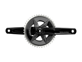 SRAM Rival AXS Wide Crankset - 172.5mm 12-Speed 43/30t 94 BCD DUB Spindle Interface BLK D1