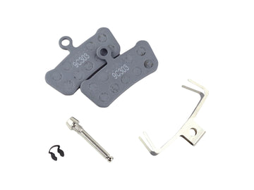 SRAM Disc Brake Pads - Organic Compound Steel Backed Powerful For Trail Guide G2