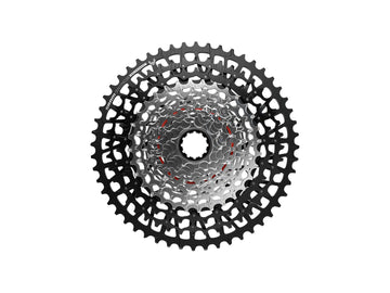 SRAM GX Eagle T-Type XS-1275 Cassette - 12-Speed 10-52t For XD Driver BLK/Silver