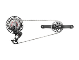 SRAM XX SL T-Type Eagle Transmission Groupset - 165mm Crank 34t Chainring AXS POD Controller 10-52t Cassette Rear Derailleur Chain