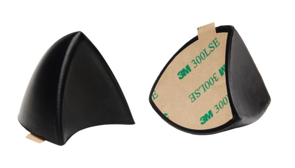 Helmet Flair Softeez: Black Cat Ears for Helmet