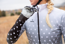 Panache M's & W's Pro Wind Jacket - Black & White Fade Dots-3