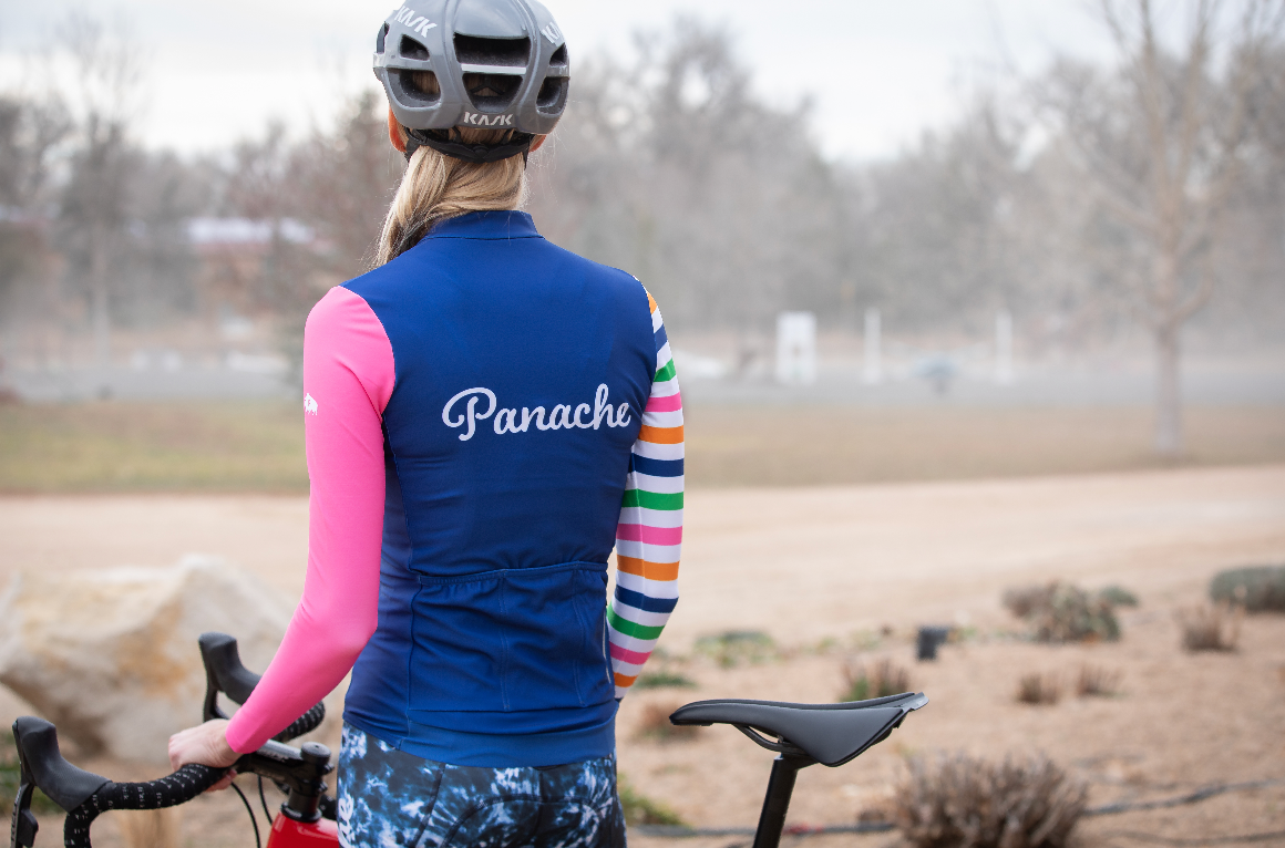 Panache W's Pro THERMAL Long Sleeve Jersey - STRIPES