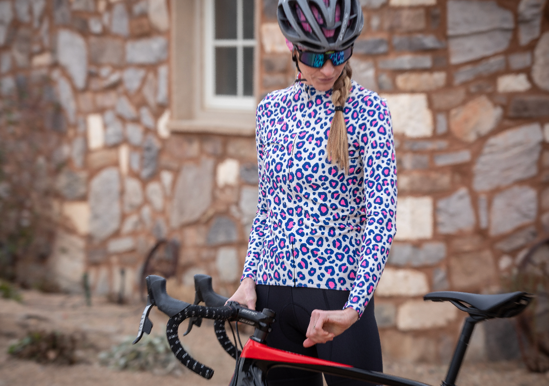 Panache W's Pro THERMAL Long Sleeve Jersey - CHEETAH TAN