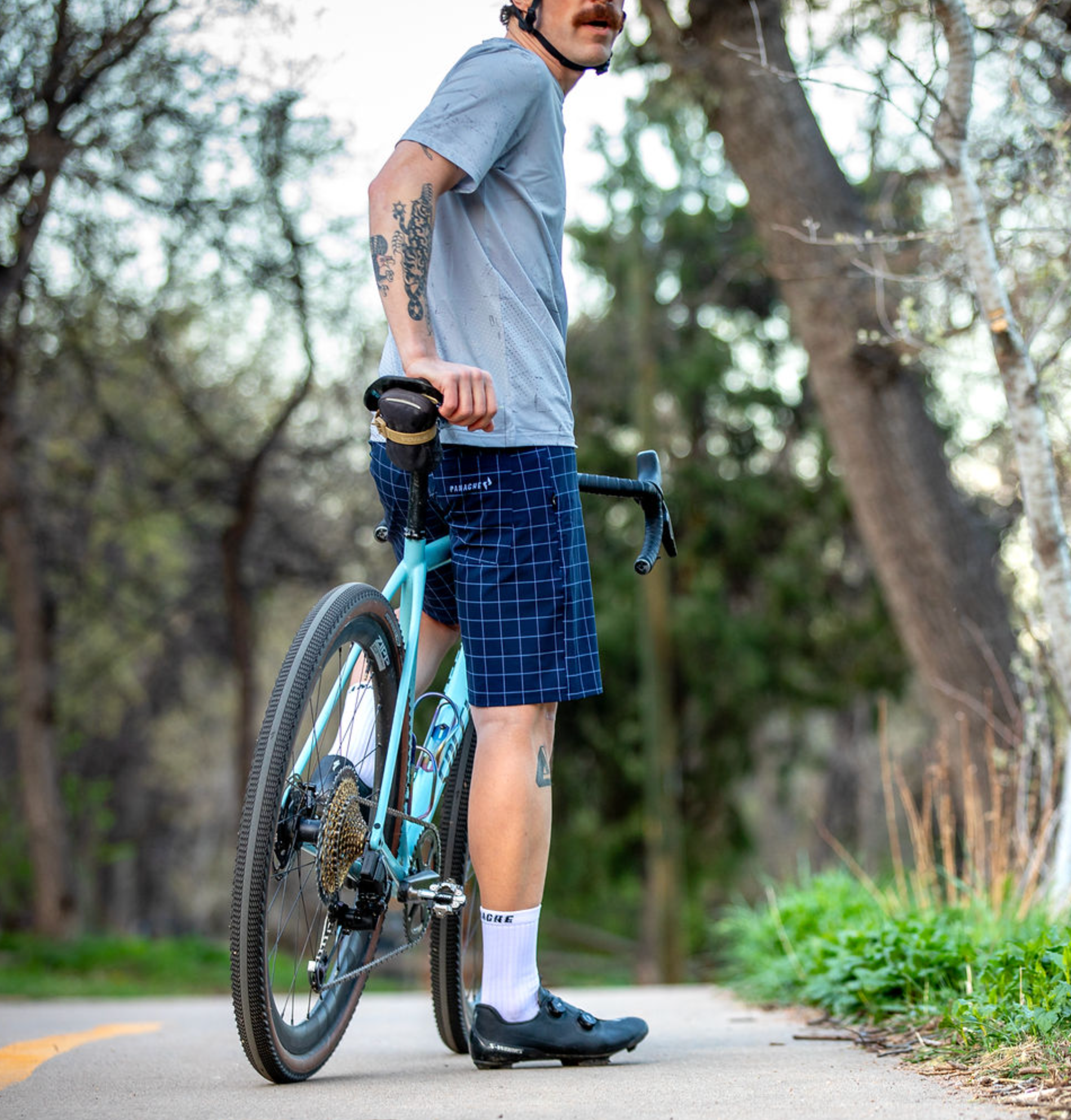 Panache Overlander Tee - Grey Grunge