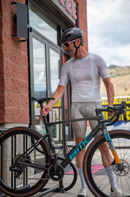 Panache Men's Cargo Pocket Bib Short - Khaki Grey-6