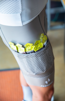 Panache Women's Cargo Pocket Bib Short - Khaki Grey-6