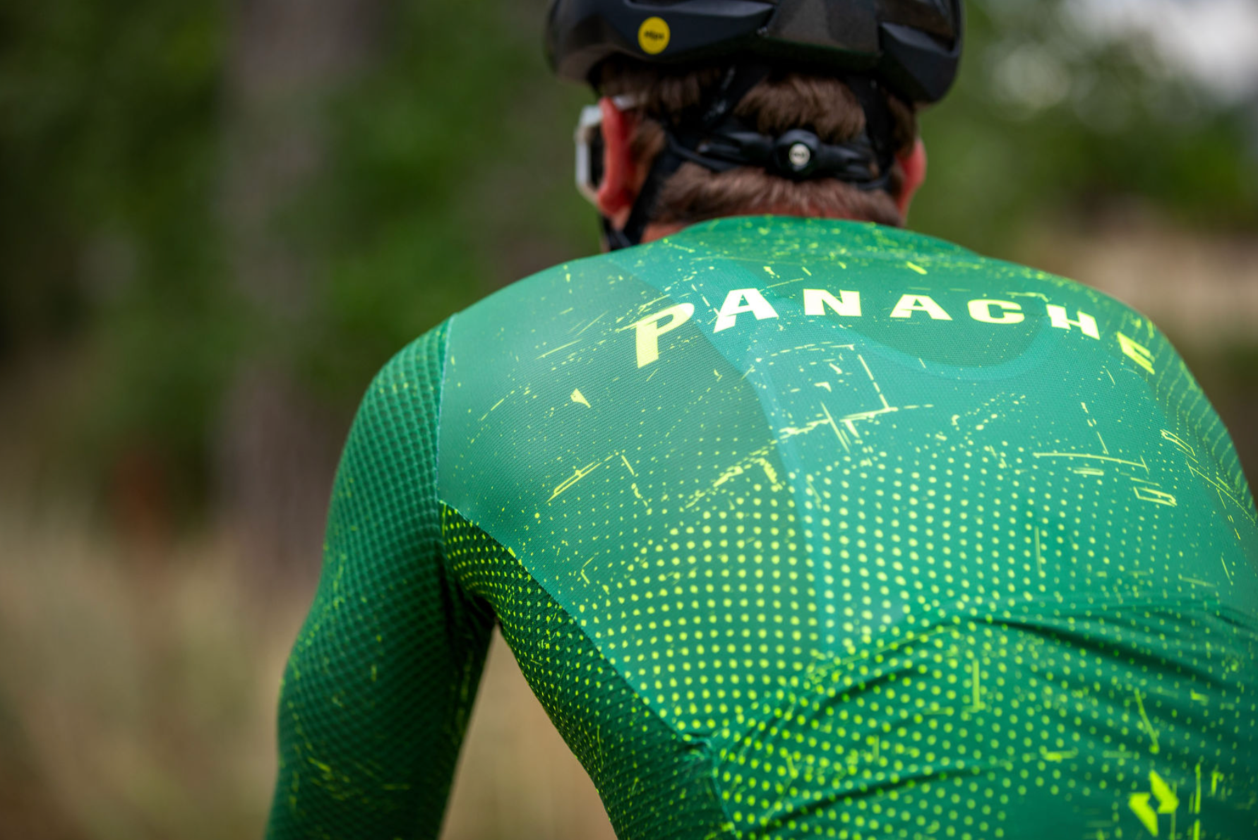 Panache Men's Speed Air LS Jersey - Dark Forest Grunge