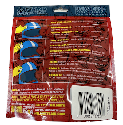 Helmet Flair Softeez: Black Cat Ears for Helmet