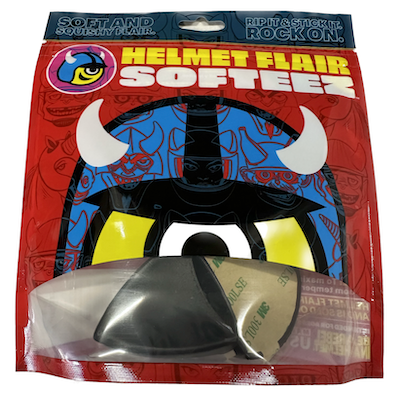 Helmet Flair Softeez: Black Cat Ears for Helmet