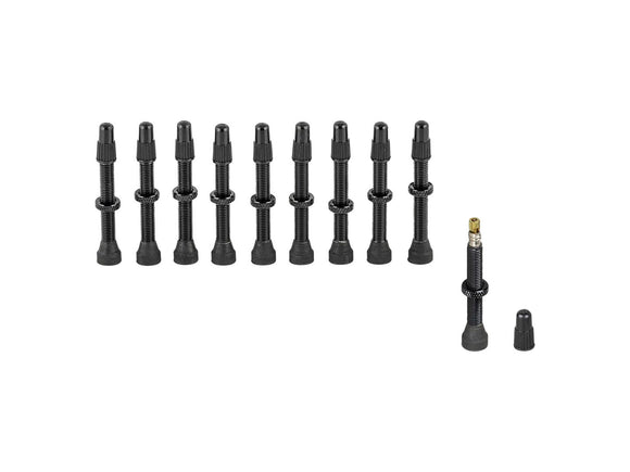 Valve Stan's NoTubes Presta 35mm Aluminum Black 10 Pack