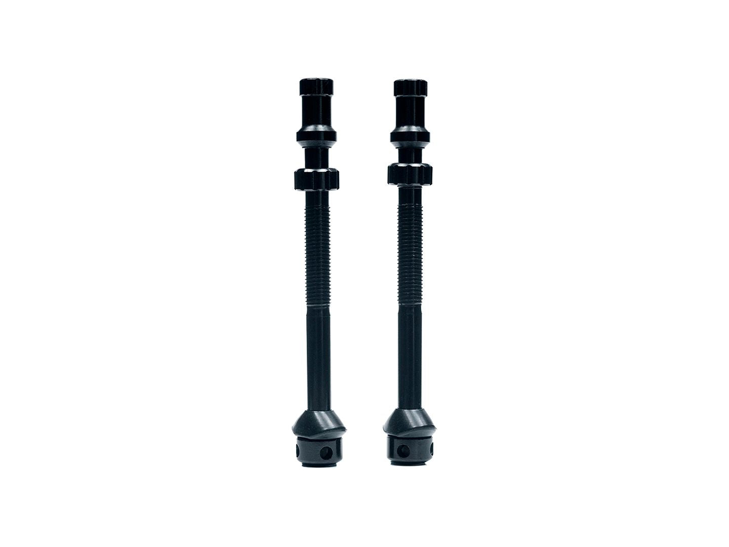 Stans Tubeless Universal+ Valve Stems - Alloy Extra Tall Black Pair