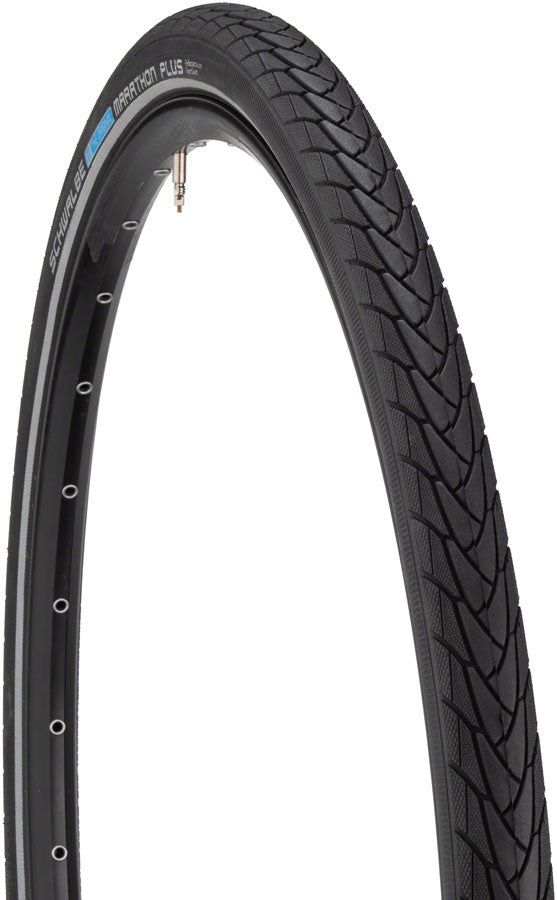 Schwalbe Marathon Plus Tire - 26 x 1-5/8 Clincher Wire BLK/Reflective Performance Endurance SmartGuard E-50