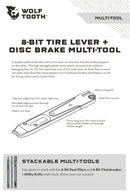 Wolf Tooth 8-Bit Tire Lever + Disc Brake Multi-Tool-2