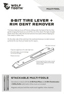 Wolf Tooth 8-Bit Tire Lever + Rim Dent Remover Multi-Tool-2