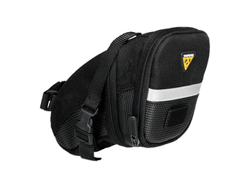 Topeak Aero Wedge Seat Bag - Strap-on Medium Black