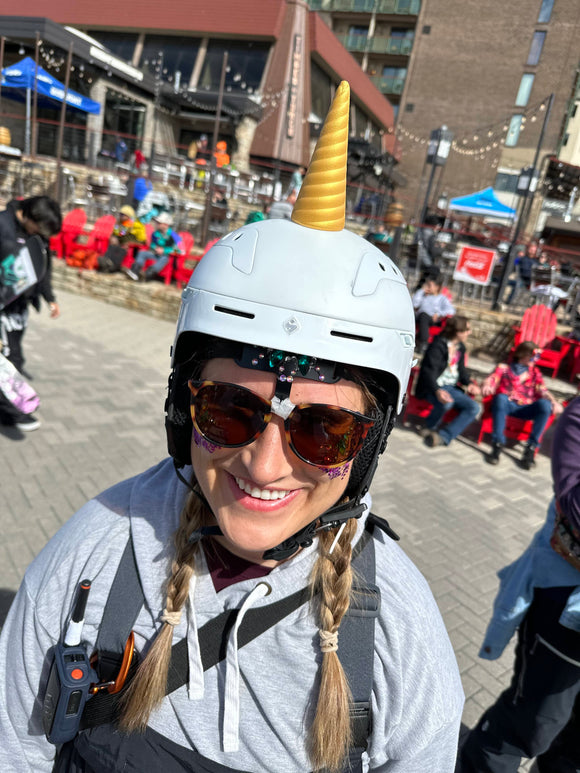 Helmet Flair Softeez: Unicorn Horn for Helmet