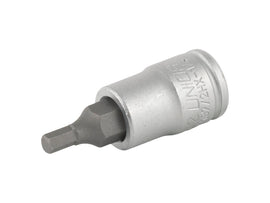 Unior Hex Bit 1/4" Drive 3mm Tool