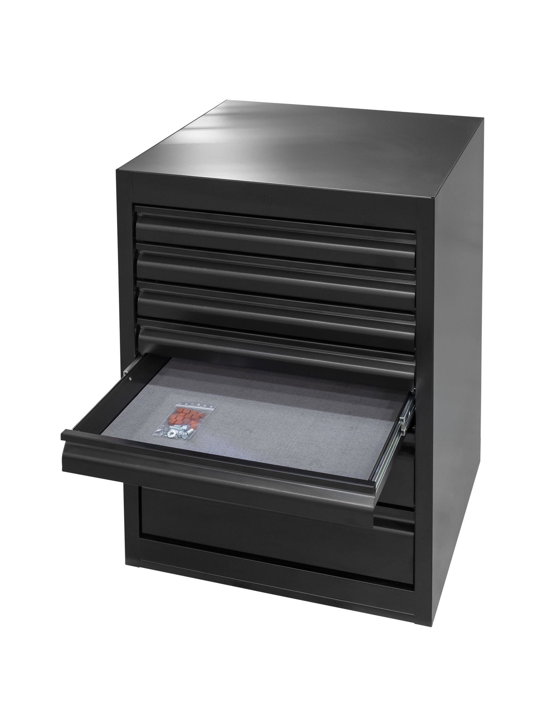 Tool Unior Workbench Single Cabinet Black - 0