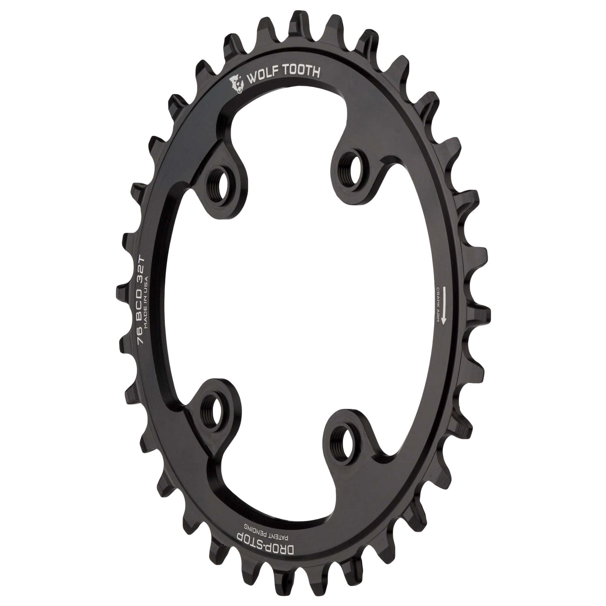 パーツ WOLFTOOTH Chainrings 94 BCD 5 Bolt 32T 94 mm BCD for 5-bolt Cranks – Wolf Tooth Components