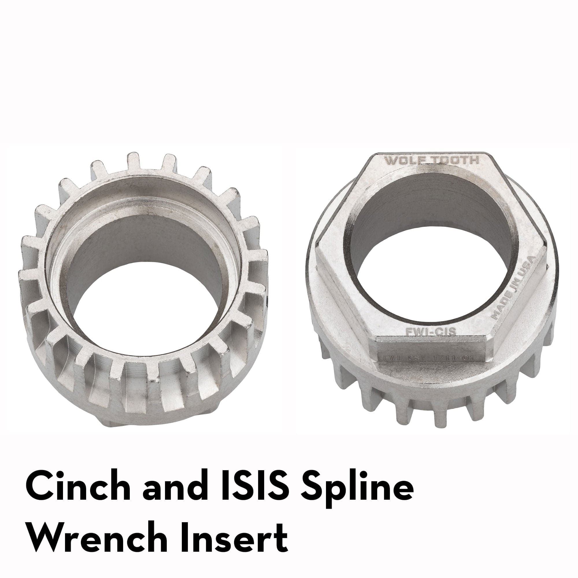 Pack Wrench Steel Hex Inserts - 0