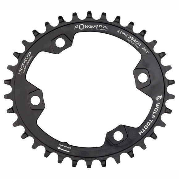 Oval 96 mm BCD Chainrings for Shimano XT M8000 and SLX M7000