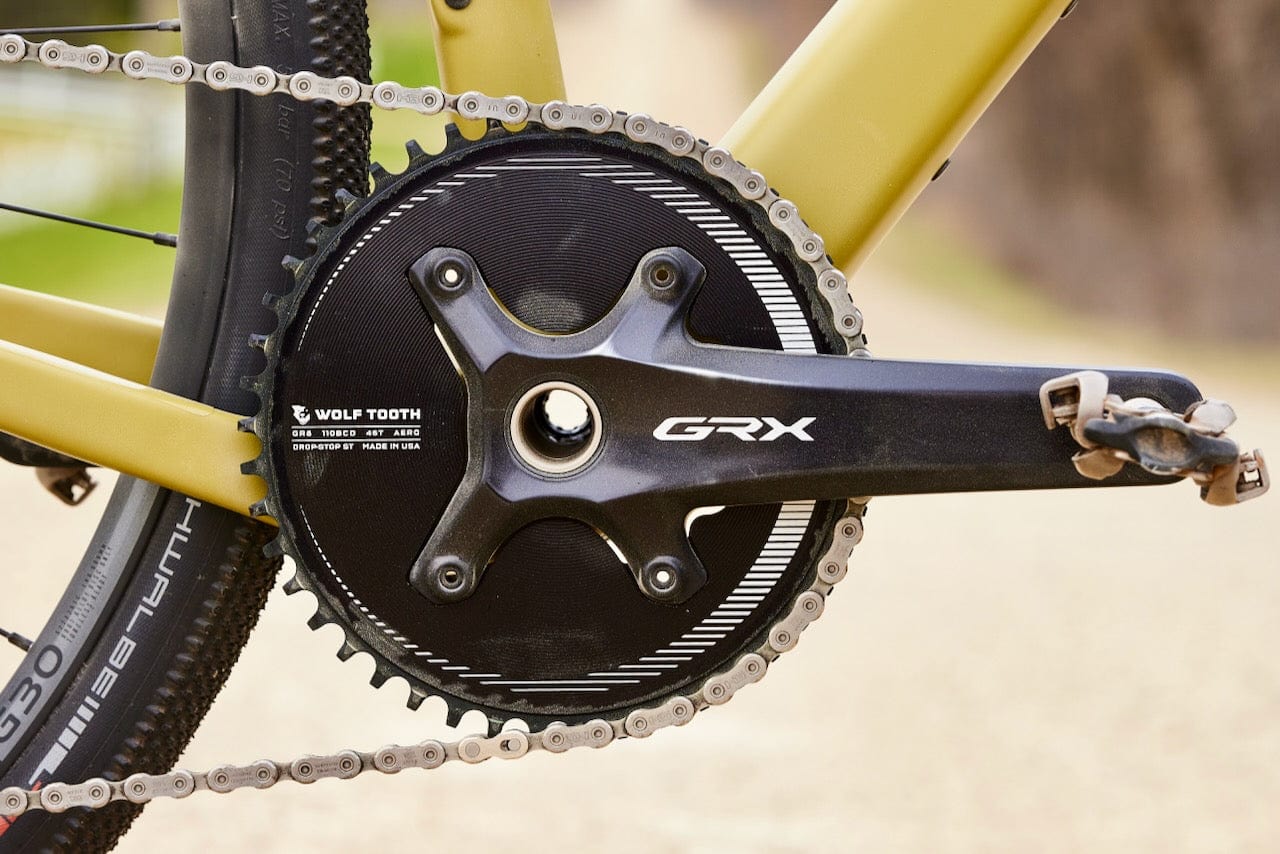 Aero 110 BCD Asymmetric 4-Bolt Chainrings for Shimano GRX 800