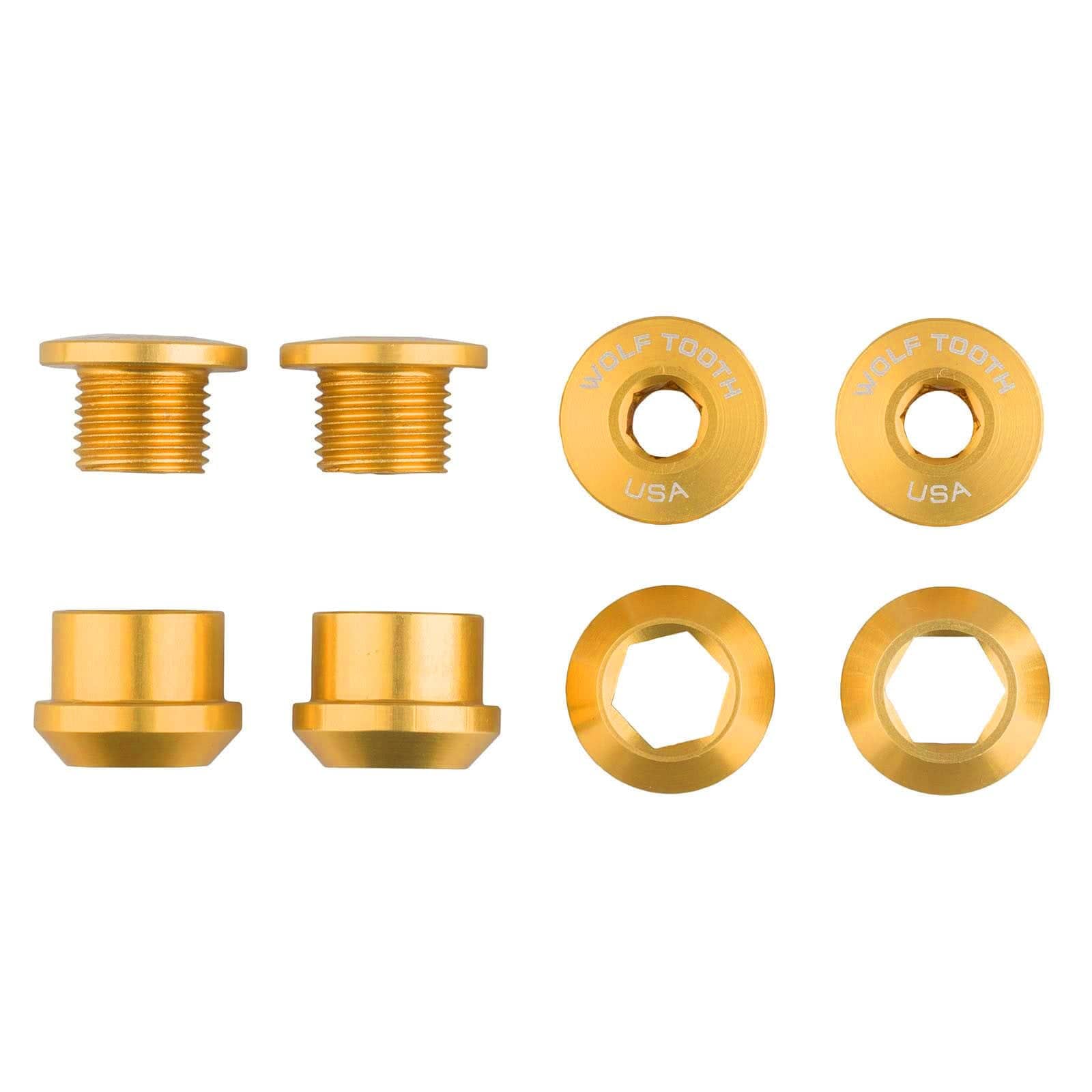 Wolf Tooth Set of 4 Chainring Bolts+Nuts for 1X