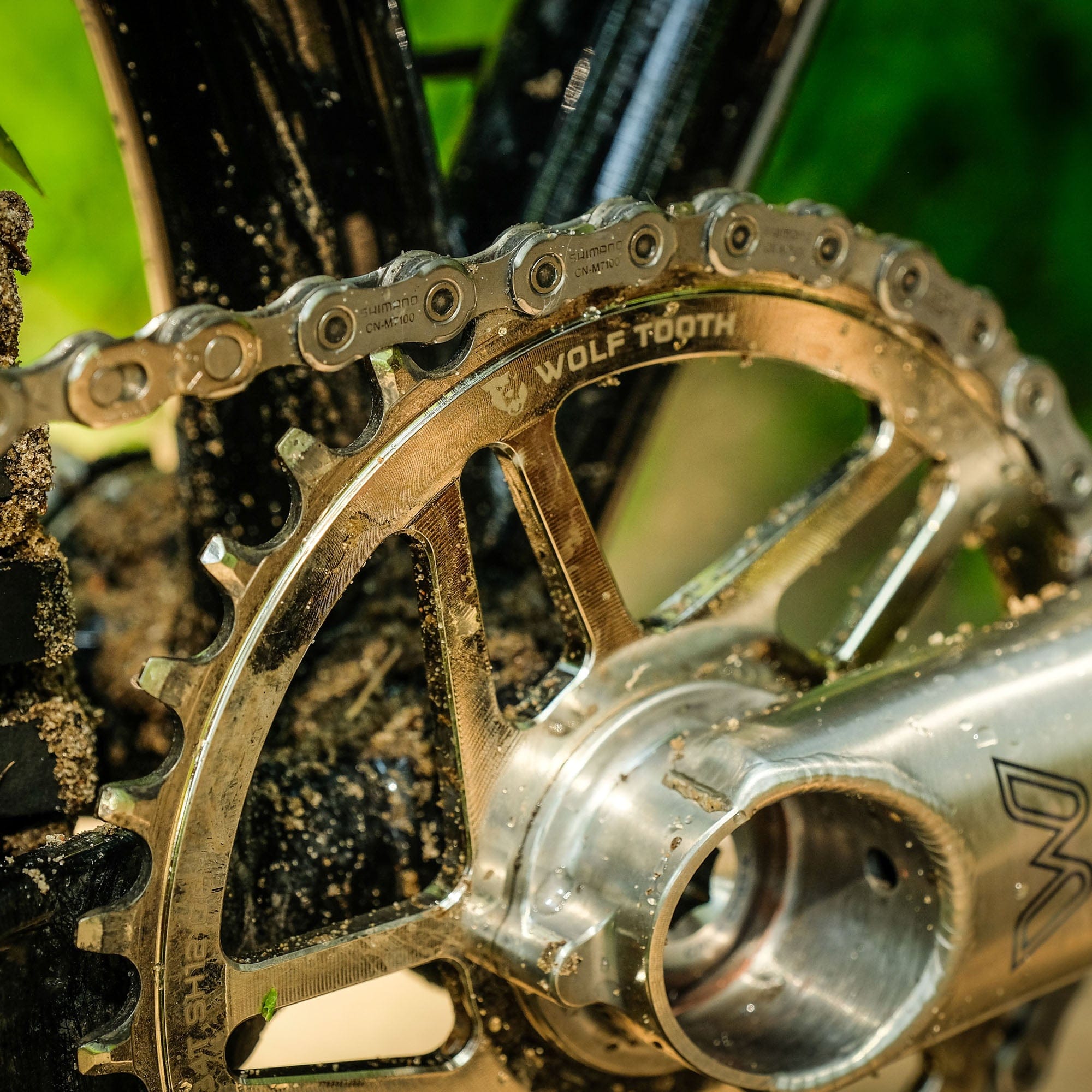 Wolf Tooth Oval Direct Mount Chainrings for Cane Creek and SRAM 3-Bolt Cranks for Shimano 12spd Hyperglide+ Chain