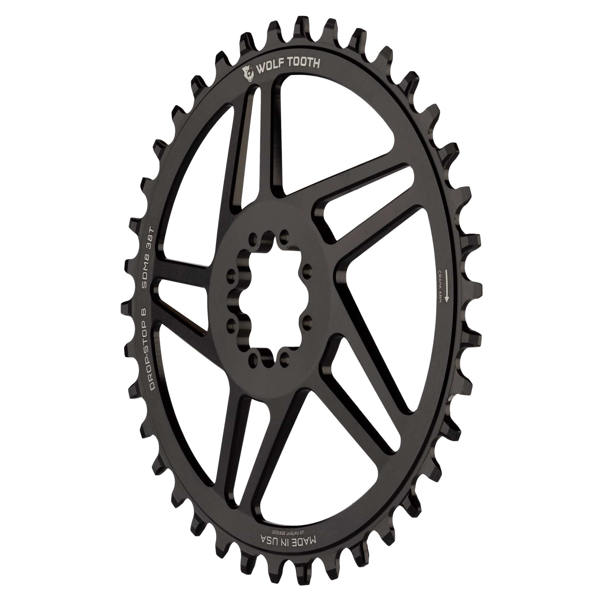 Wolf Tooth Direct Mount Chainrings for SRAM 8-Bolt Gravel / Road Cranks