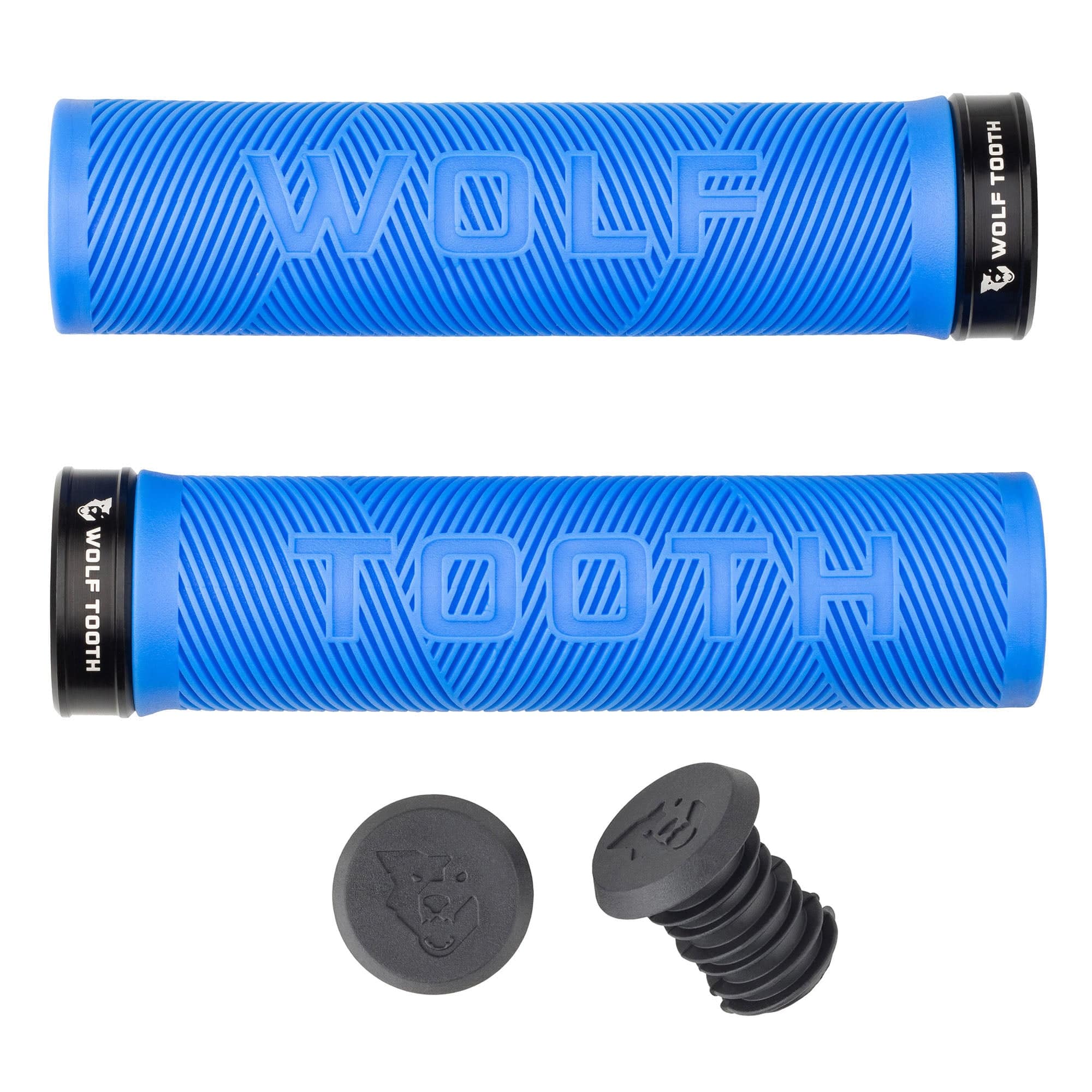 WOLFTOOTH Grips Fat Paw Lock-On Grips | Orange