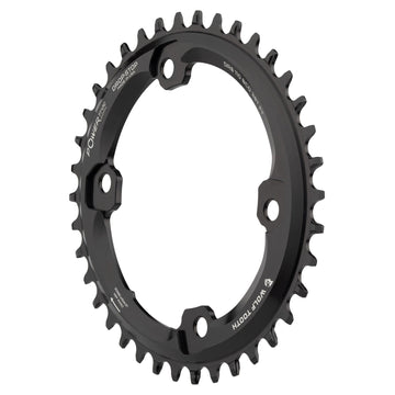 Oval 110 BCD Asymmetric 4-Bolt Chainrings for Shimano GRX Cranks - 0