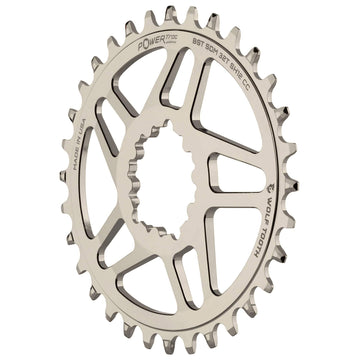 Wolf Tooth Oval Direct Mount Chainrings for Cane Creek and SRAM 3-Bolt Cranks for Shimano 12spd Hyperglide+ Chain - 0