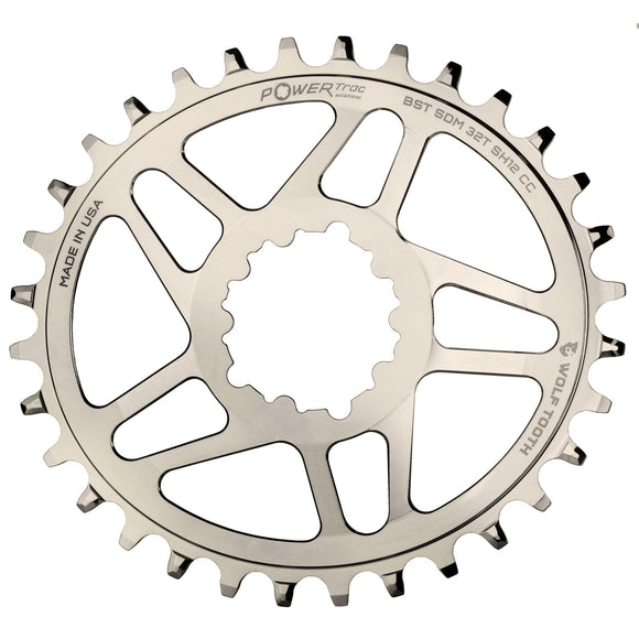 Wolf Tooth Oval Direct Mount Chainrings for Cane Creek and SRAM 3-Bolt Cranks for Shimano 12spd Hyperglide+ Chain