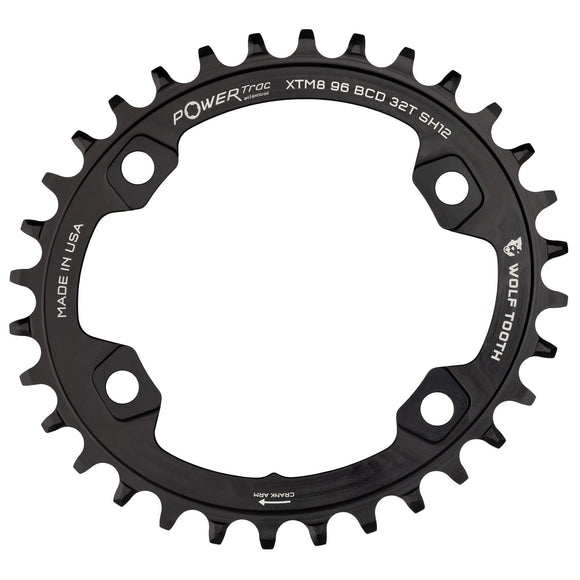 Oval 96 mm BCD Chainrings for Shimano XT M8000 and SLX M7000