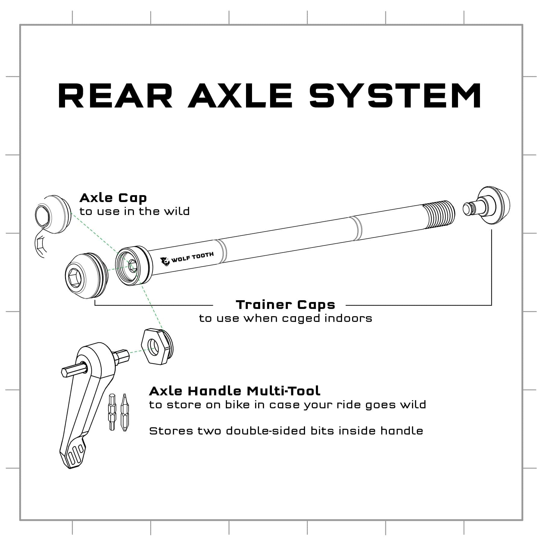 Wolf Tooth Rear Axle - Thumbnail 3
