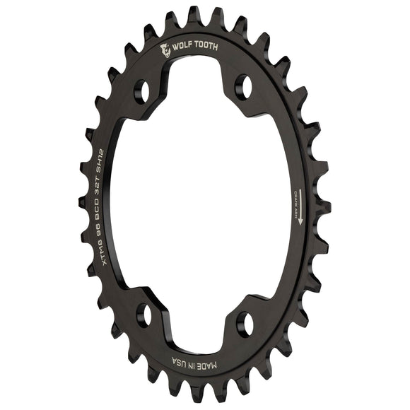 Wolf Tooth 96 mm BCD Chainrings for Shimano XT M8000 and SLX M7000