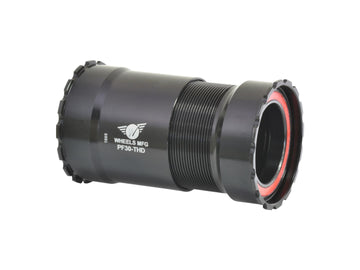 Wheels Manufacturing PressFit 30 Thread-Together Bottom Bracket ZERO Ceramic Bearings BLK