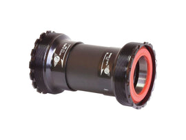 Wheels Manufacturing T47 Inboard Bottom Bracket - DUB Spindle ABEC-3 Bearing BLK