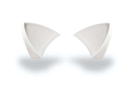 Helmet Flair MagNeatOhz: Cat Ears for Helmet White