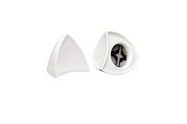 Helmet Flair MagNeatOhz: Cat Ears for Helmet White - 0