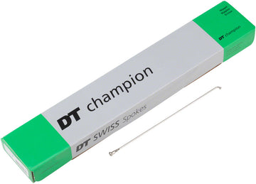 DT Swiss Champion Spoke: 2.0mm 192mm J-bend Silver Box of 100