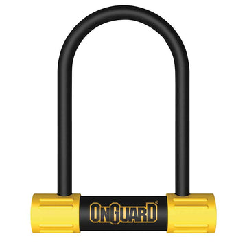 OnGuard BullDog Series U-Lock - 3.5 x 5.5" Keyed BLK/YLW Includes bracket